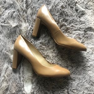 Marc Fisher Patent Block Heels Great Condition!!